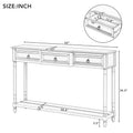 Entryway Console Table with Drawers Stylish Sofa Table